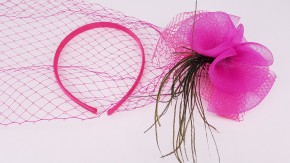 Шляпка W152 розовая
